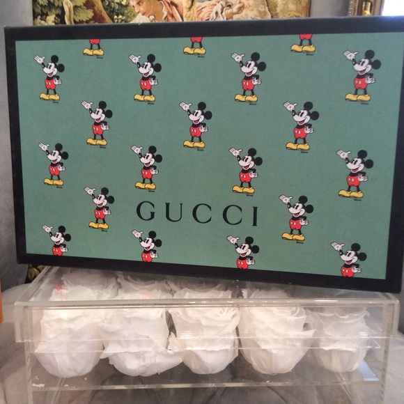 Gucci Mickey Mouse Princetown Slippers - Picture 2 of 3